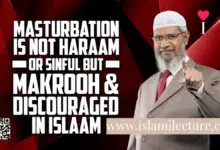 Masturbation is not Haraam - Dr Zakir Naik - Islami Lecture