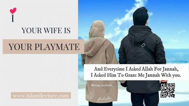 YOUR WIFE IS YOUR PLAYMATE- Islami Lecture