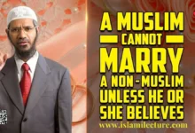 Muslim Cannot Marry a NonMuslim - dr Zakir Naik - Islami Lecture