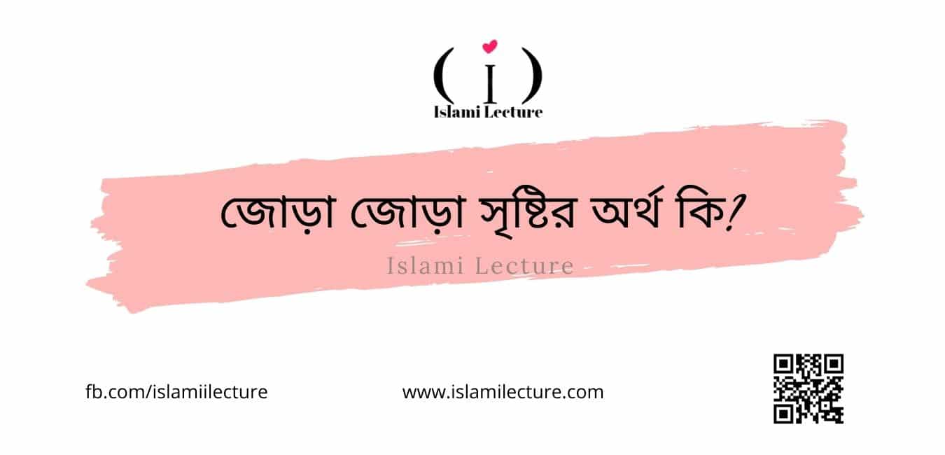 জোড়া জোড়া সৃষ্টির অর্থ কি - Islami Lecture