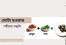 মোটা হওয়ার শরীয়াহ পদ্ধতি - Islami Lecture