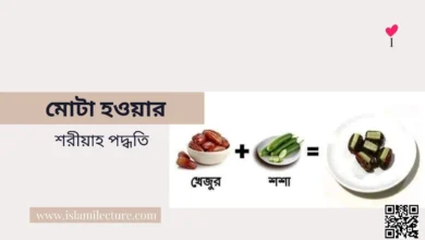 মোটা হওয়ার শরীয়াহ পদ্ধতি - Islami Lecture