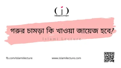 গরুর চামড়া কি খাওয়া জায়েজ হবে - Islami Lecture