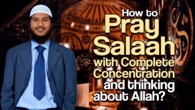 How to pray Salaah with Complete Concentration and thinking about Allah – Fariq Zakir Naik