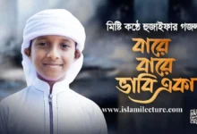 Bare Bare Vabi Eka - Islamic Gojol Lyrics - Islami Lecture