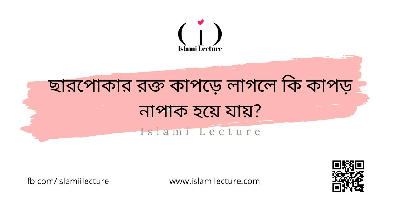 ছারপোকার রক্ত কাপড়ে লাগলে কি কাপড় নাপাক হয়ে যায় - Islami Lecture