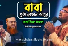বাবা তুমি কেমন আছো Islamic Bangla Gazal Lyrics and Video - Islami Lecture