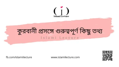 কুরবানি প্রসঙ্গে গুরুত্বপূর্ণ কিছু তথ্য - Islami Lecture