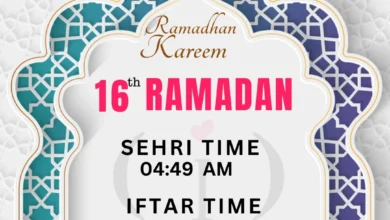 Dhaka Ramadan 2025 Day 16 - iftar and sehri time